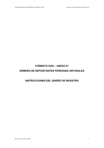– ANEXO 01 FORMATO 0302 NÚMERO DE DEPOSITANTES PERSONAS ANTURALES