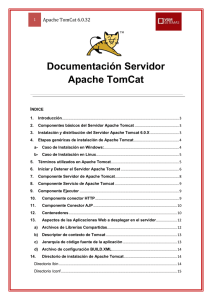 Documentación Servidor Apache TomCat