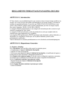 reglamento time attack patagonia 2013-2014
