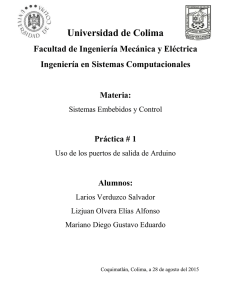 Universidad de Colima  Facultad de Ingeniería Mecánica y Eléctrica