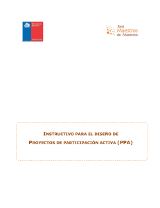 propuesta instructivo para elaborar proyectos de participación activa