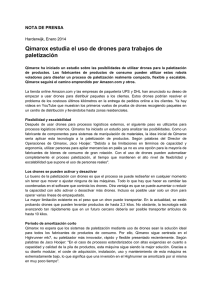 2014-01-13 Qimarox estudia el uso de drones para trabajos de