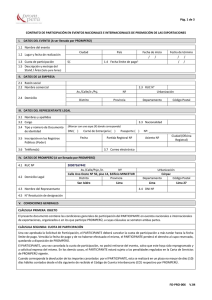 Contrato de Participación en Eventos Nacionales e