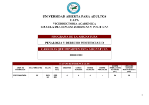 der-325 penalogia y - Universidad Abierta Para Adultos
