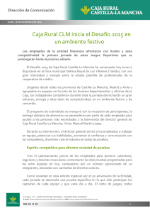 Caja Rural CLM inicia el Desafío 2015 en un ambiente festivo