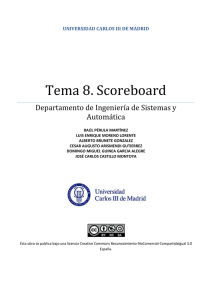 Tema 8. Scoreboard - Universidad Carlos III de Madrid