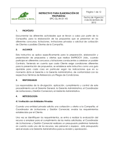 INSTRUCTIVO PARA ELABORACIÓN DE PROPUESTAS EPC