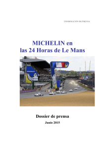 En categoría LM P1 - Michelin espacio prensa