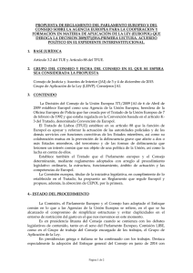 FICHA Reglamento de Europol Presidencia Luxemburguesa 2015