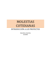 MOLESTIAS COTIDIANAS