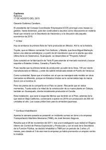 Capitanes Reforma 17 DE AGOSTO DEL 2015