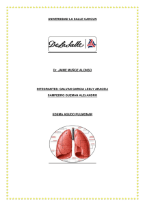 edema agudo pulmonar