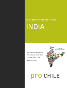 Perfil del Mercado del Turismo INDIA Documento elaborado por
