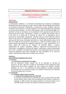 gobierno regional de cusco - Ministerio de la Mujer y Poblaciones