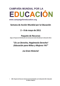 La Gran Historia! - Global Campaign for Education
