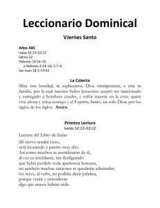 Leccionario Dominical Viernes Santo