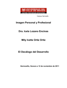 Imagen Personal y Profesional Dra. Icela Lozano Encinas Mily Ivette