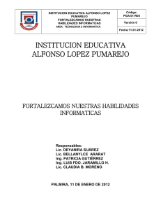 La Institución Educativa Alfonso López Pumarejo pretende