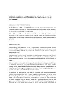 Copiamos el detalle de las actuaciones de los atletas del club.