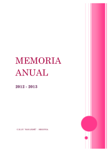 memoria anual - web "San José"