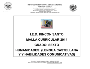 humanidades lengua castellana y habilidades comunicativas