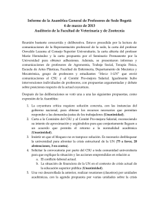 Informe de la Asamblea General de Profesores de Sede Bogotá 4