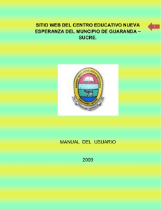 5. Manual de Usuario - Centro Educativo Nueva Esperanza