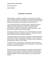 Gutenberg y la imprenta - arte-estetica-gb20112