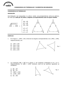27.- Congruencia de triángulos