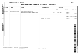 Relació contable de Compromisos de despeses Núm. AD/2015/0278