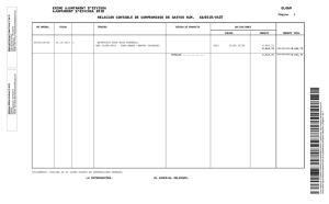 Relació contable de Compromisos de despeses Núm. AD/2015/0437