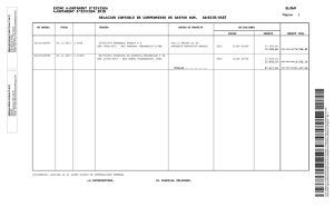 Relació contable de Compromisos de despeses Núm. AD/2015/0487