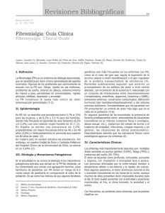 Revisiones Bibliográficas Fibromialgia: Guía Clínica Fibromyalgia: Clinical Guide 35