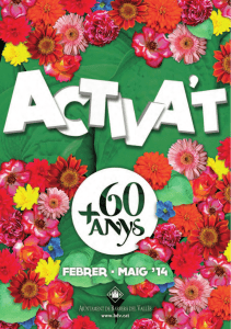 Programa Activa't +60 febrer-maig 14