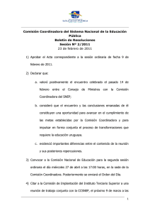 BOLETÍN DE RESOLUCIONES 1 23 02 2011