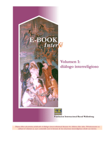 Diálogo Interreligioso. Volumen I