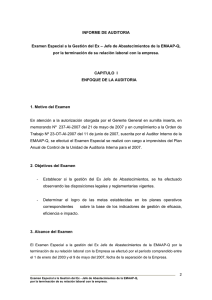 EE A LA GESTIÓN DEL EX JEFE DE ABASTECIMIENTOS DE LA EMAAP-Q (07-08-2008)