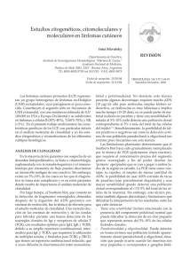 Estudios citogenéticos, citomoleculares y moleculares en linfomas cutáneos REVISIÓN 68