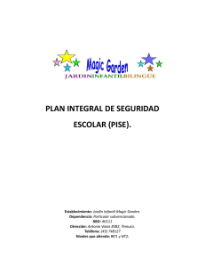 Plan Integral de Seguridad Escolar 2014