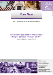 Finanzas Pcias 2013 y 2014
