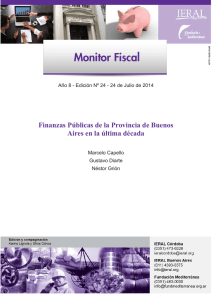 Finanzas Públicas de la Provincia de Buenos Aires en la última década
