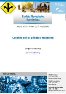 Cuidado con el péndulo argentino