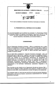Decreto_3568_OEA Septiembre 27 de 2011