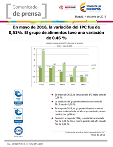 de prensa Comunicado