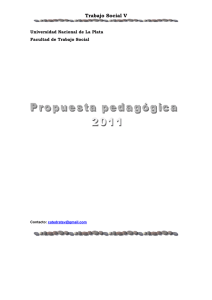 Propuesta Pedagógica TS V 2011