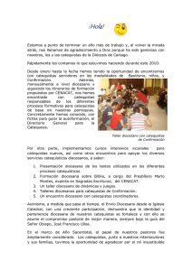 Informe Anual - Diócesis Cartago - Dic. 2010