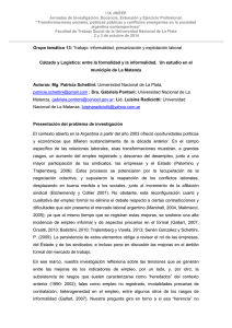 GT13.GT13.Calzado y Logística: entre la formalidad y la informalidad. Un estudio en el municipio de La Matanza