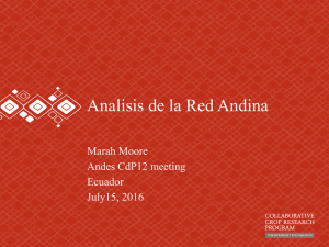 Analisis de la Red Andina Marah Moore Andes CdP12 meeting Ecuador