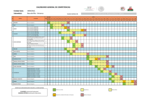 Calendario General de Competencia para la Olimpiada Nacional 2014 de la Entidad Sede Veracruz (Versión 3)