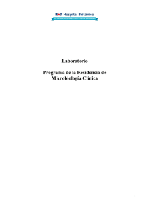Programa residencia microbiología